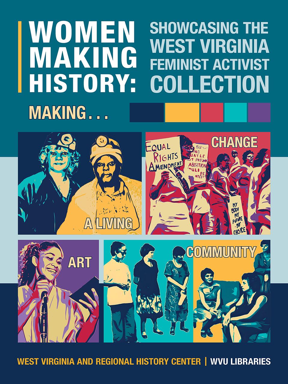 Feminist activist poster